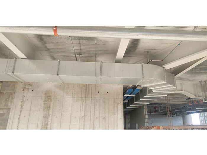 北京新光大工地風管安裝項目案例